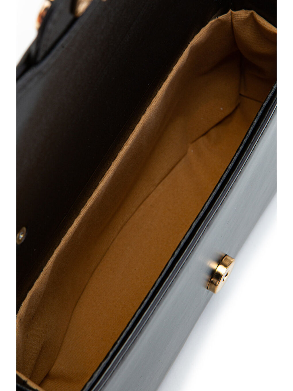 Kapaklı Baget Adel Çapraz Kadın Çanta Siyah-4