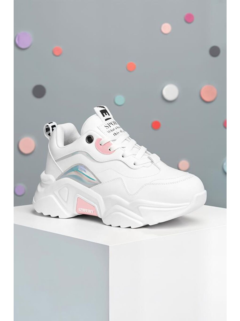 Beyaz KİDS DS K 2110 Sneaker 2025 Kız Çocuk