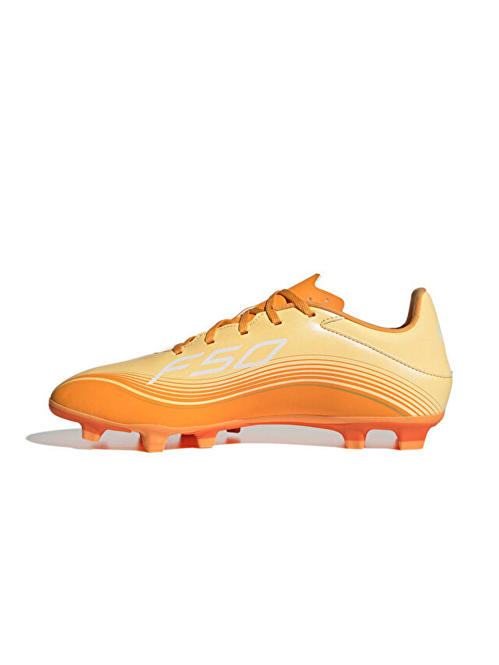 F50 Messi Club Fg/m Erkek Çoklu Çim Zemin Kramponu Jq0945 Turuncu-1
