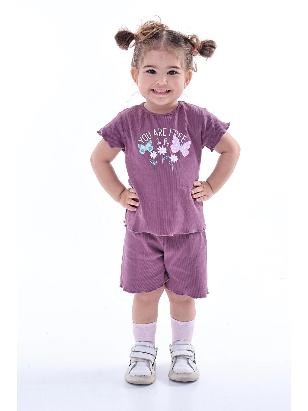 Mor You Are Free Baskılı 2'li Takım 63118-1