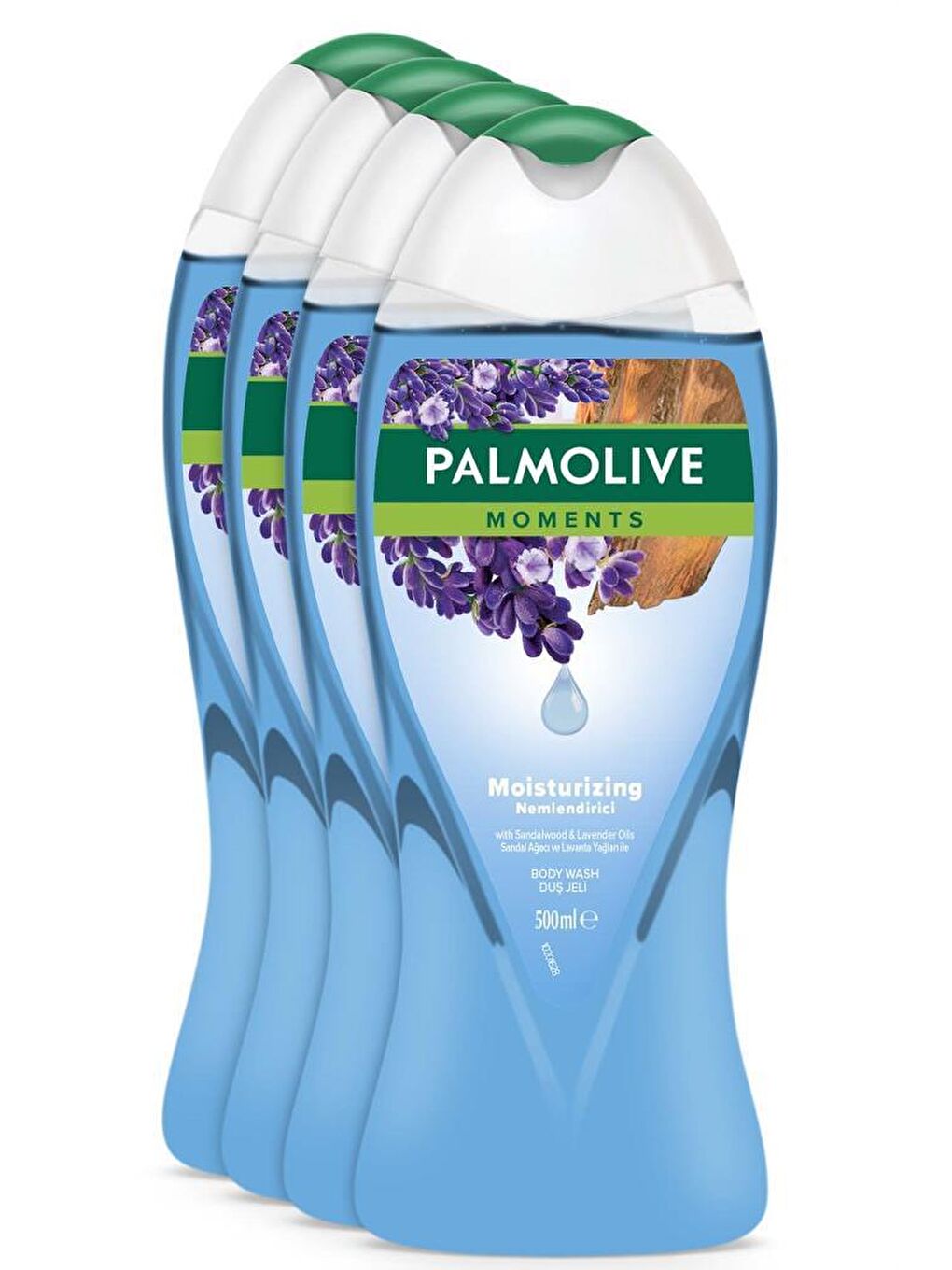 Palmolive Mavi Moments Sandal Ağacı ve Lavanta Yağları ile Nemlendirici Banyo ve Duş Jeli 500 ml x 4 Adet - 1