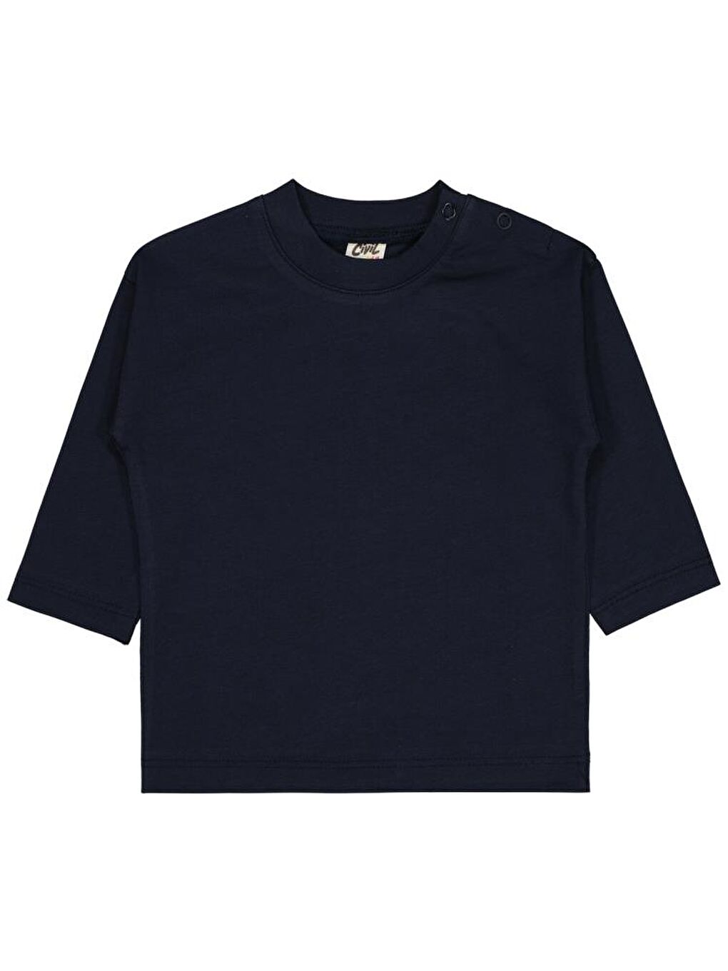 Baby Basic 6-18 Ay Sweatshirt - Lacivert 9-12 Ay