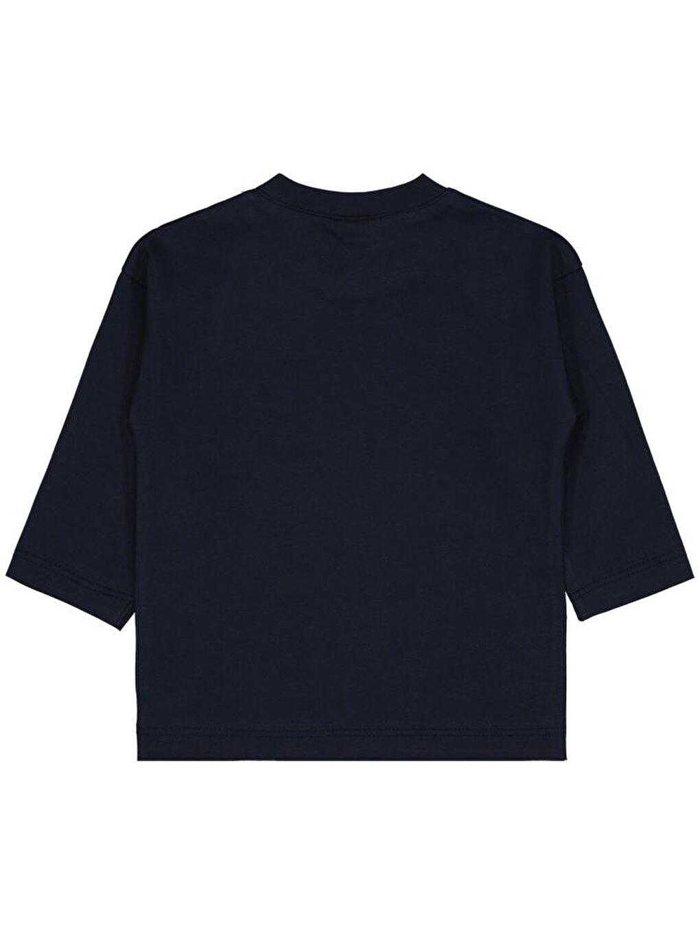 Baby Basic 6-18 Ay Sweatshirt - Lacivert 9-12 Ay-1