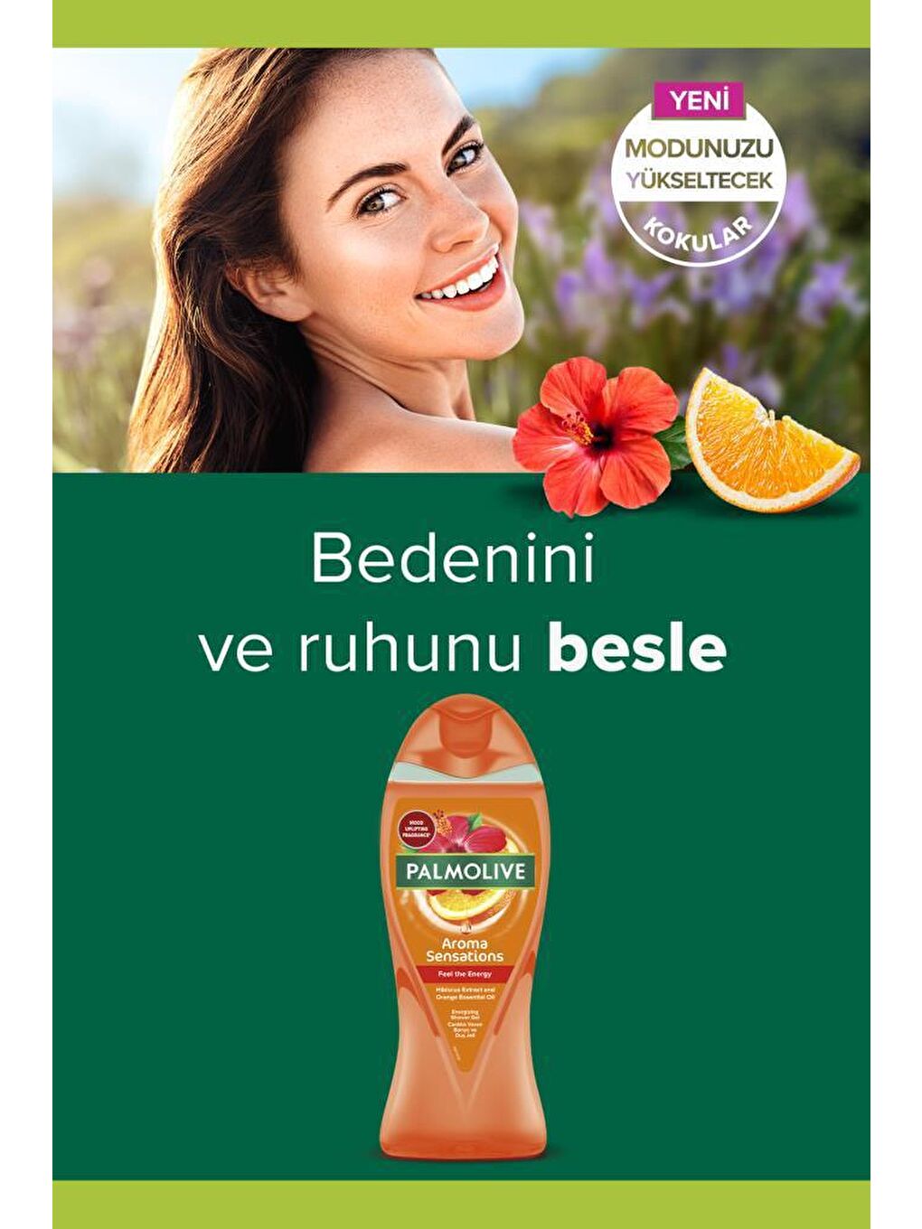 Palmolive Turuncu Aroma Sensations Feel The Energy Banyo ve Duş Jeli 500 ml x 2 Adet + Duş Lifi Hediye - 2