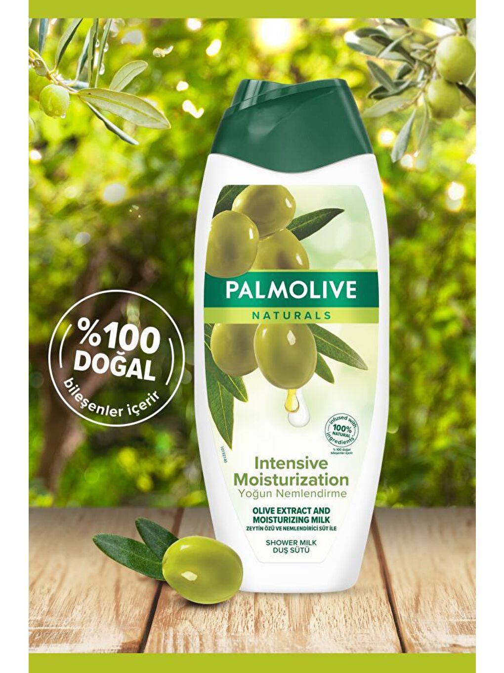 Palmolive Karışık Naturals Zeytin Özü ve Nemlendirici Süt İle Yoğun Nemlendirme Duş Jeli 500 ml x2Adet - 3