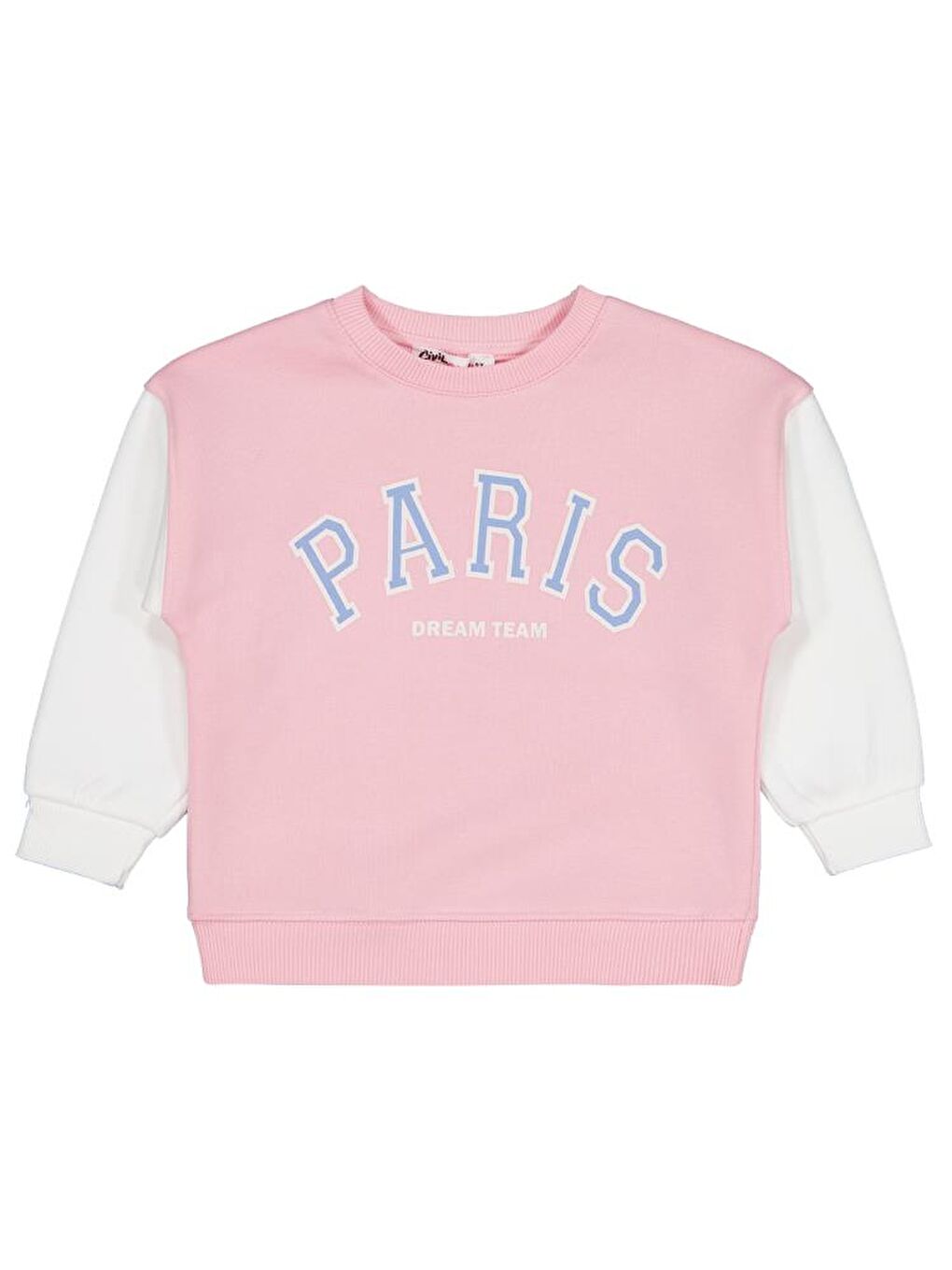 Girls Paris Baskılı 2-5 Yaş Sweatshirt - Pembe4-5 Yaş