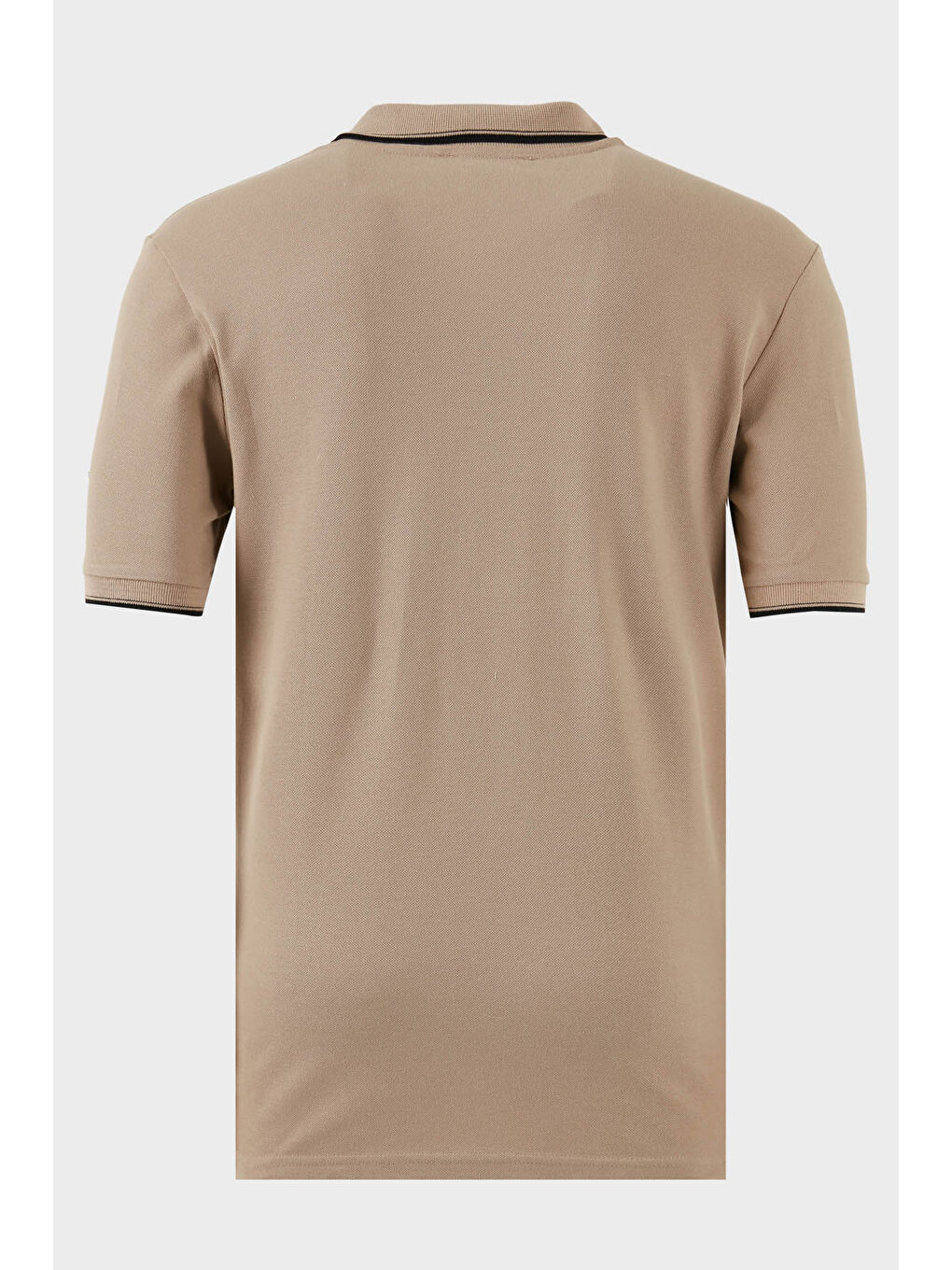 Siyah Pamuklu Regular Fit Şerit Detaylı 3'lü Paket Polo Yaka %100 Pamuk Tişört 5902964S3-4