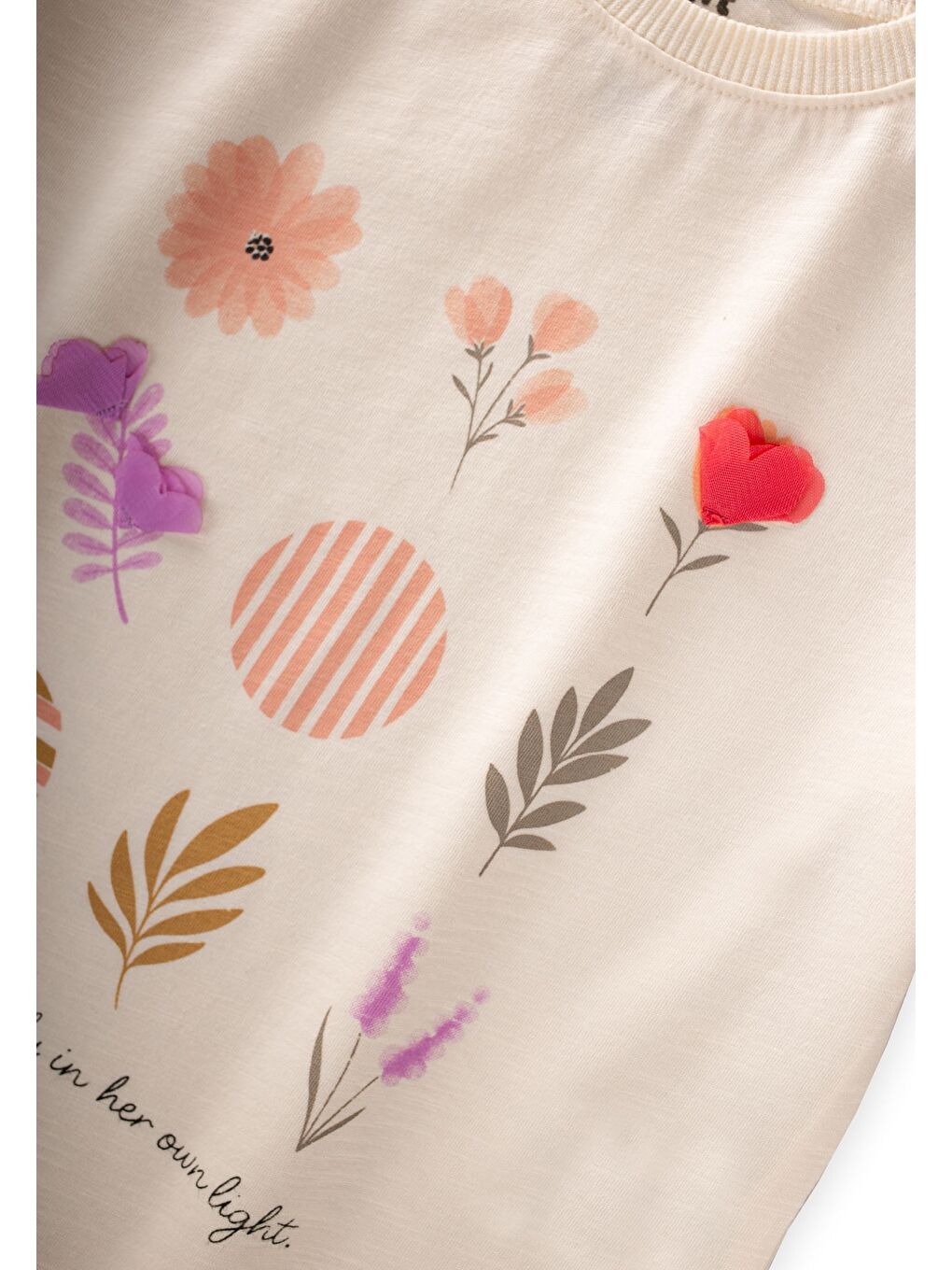 Müslin Etekli Takım 2-10 Yaş Ekru-2