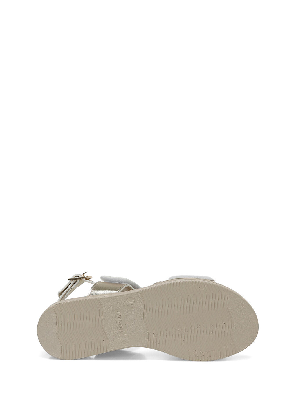 Sarı 325623.Z 5FX Altın Kadın Dolgu Topuk Sandalet-5