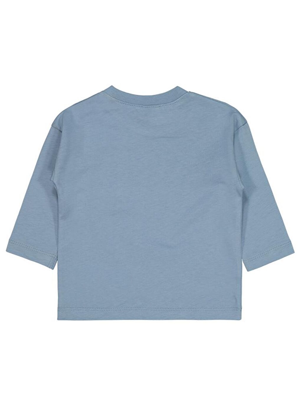 Baby Basic 6-18 Ay Sweatshirt - Mavi 12-18 Ay-1