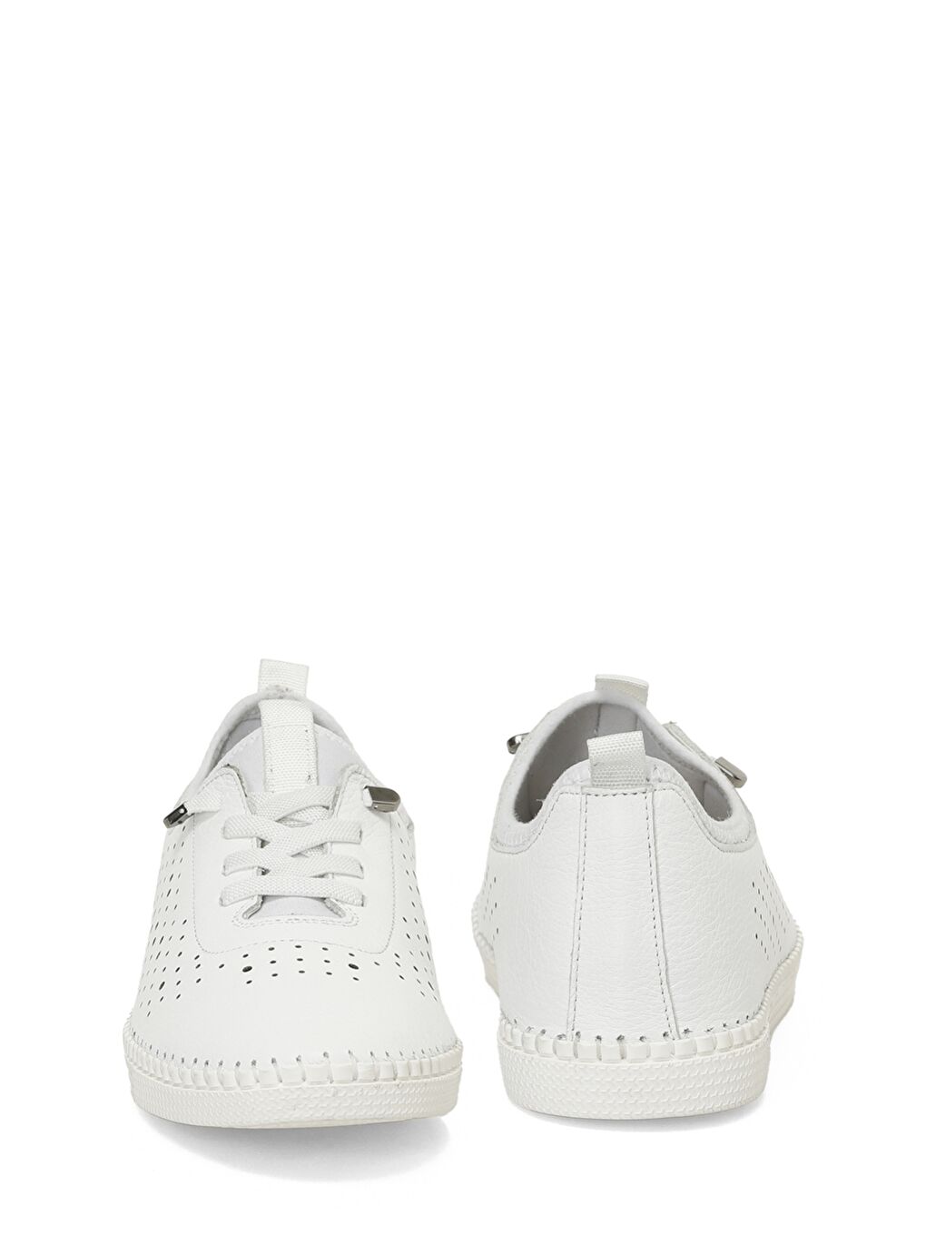 166105.Z5FX Beyaz Kadın Comfort Ayakkabı-4