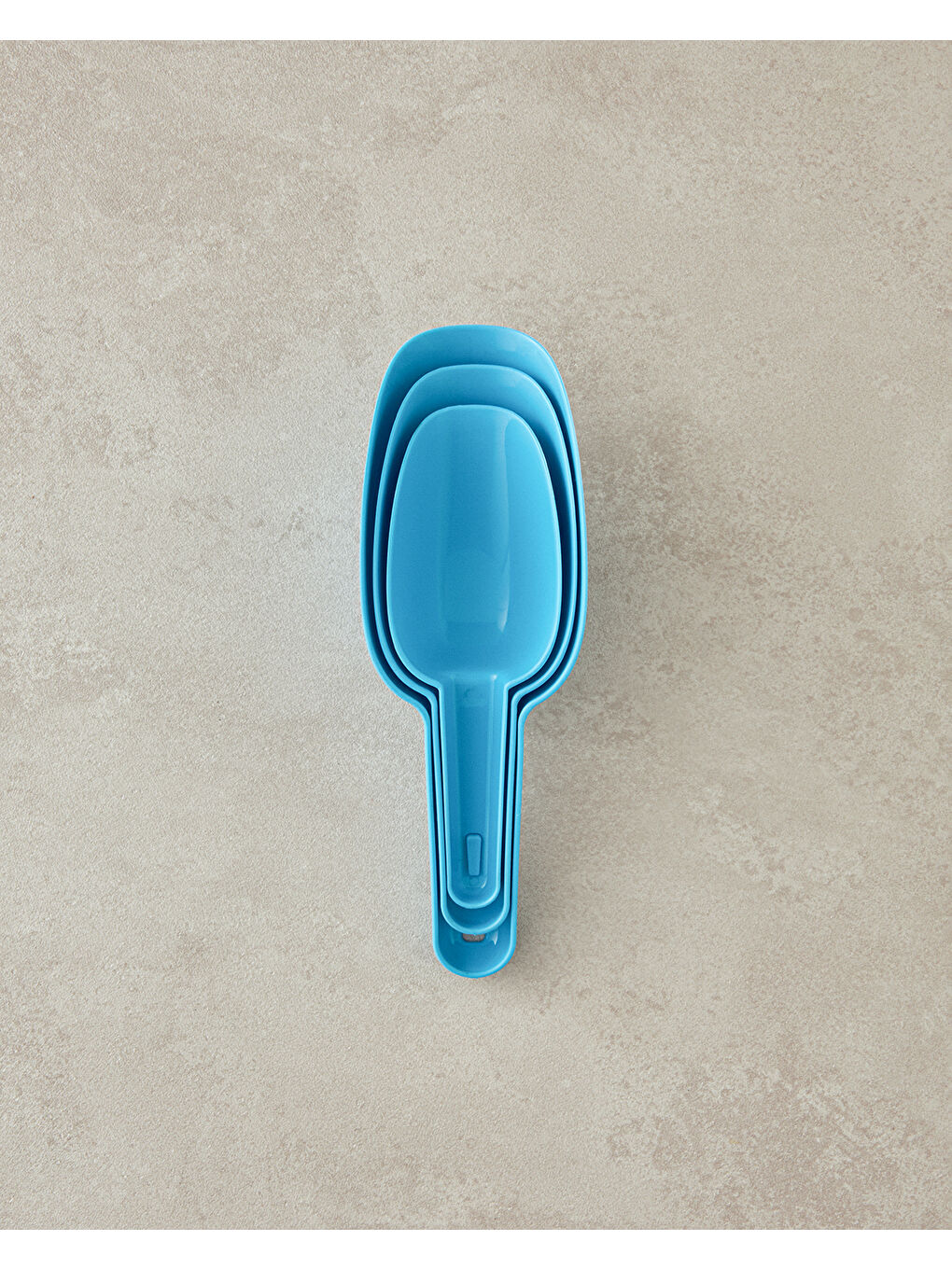 Poul Plastik 3'lü Ölçü Kaşığı 22x7,8x5 cm Turkuaz-2