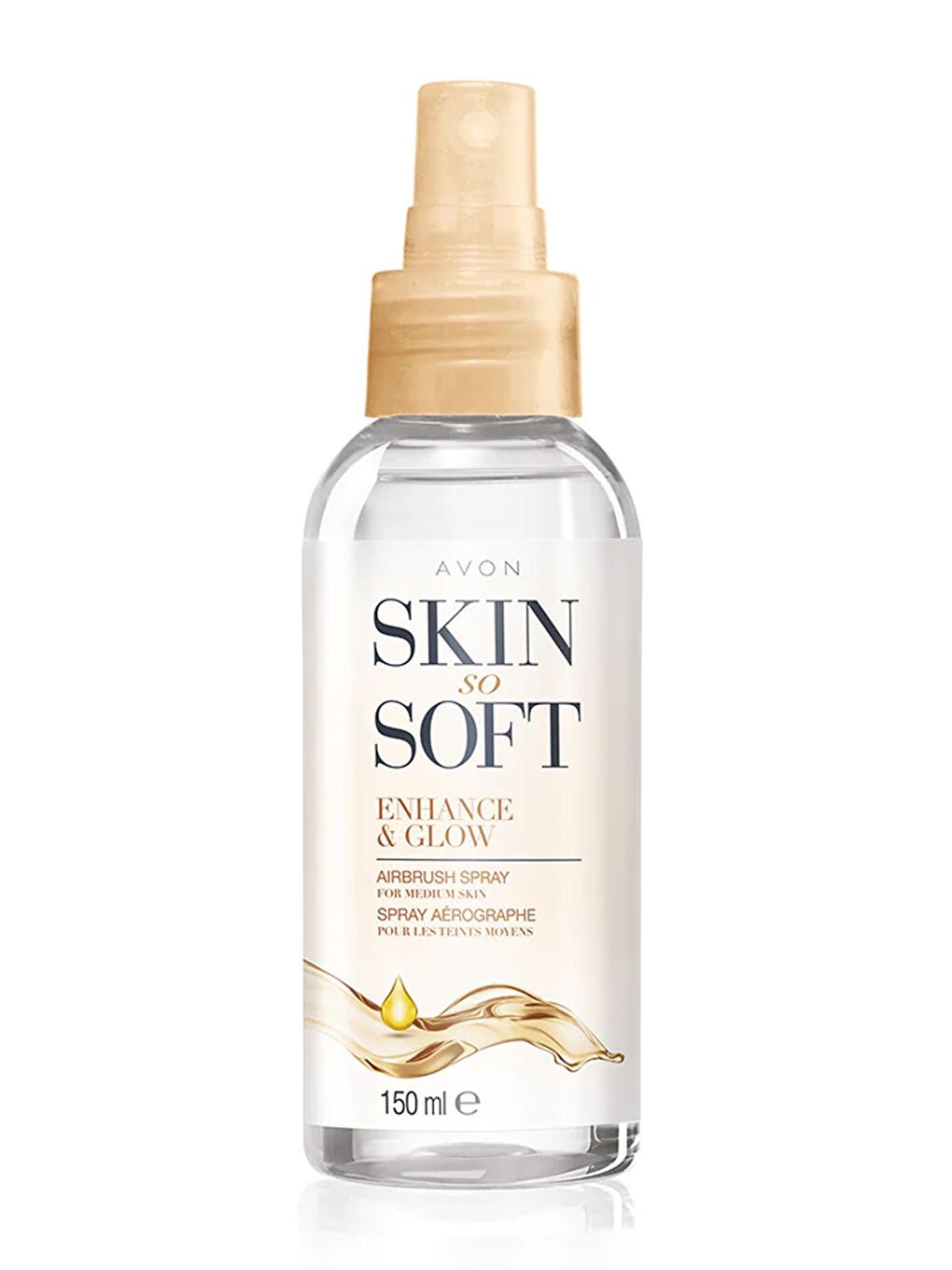 AVON Renksiz Skin So Soft Nemlendirici Sprey Vücut Yağı 150 Ml.