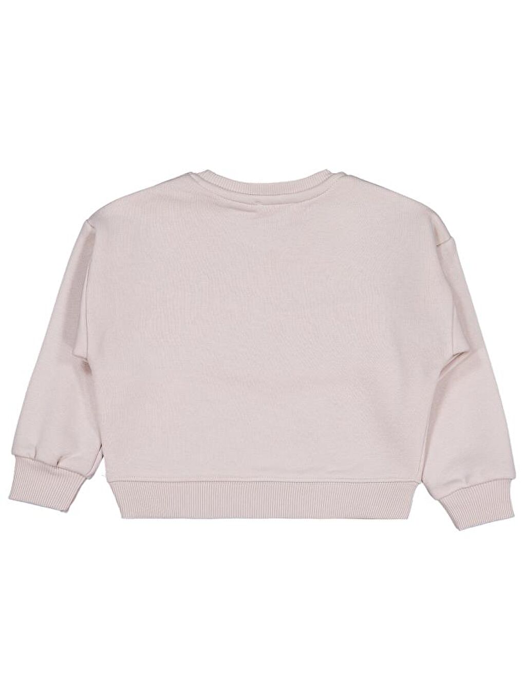 Girls Püsküllü 2-5 Yaş Sweatshirt - Bej 3-4 Yaş-1