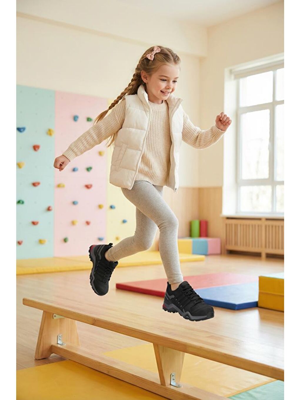 Siyah Montana Günlük Kız Çocuk Outdoor Trekking Günlük Bot 2025-4