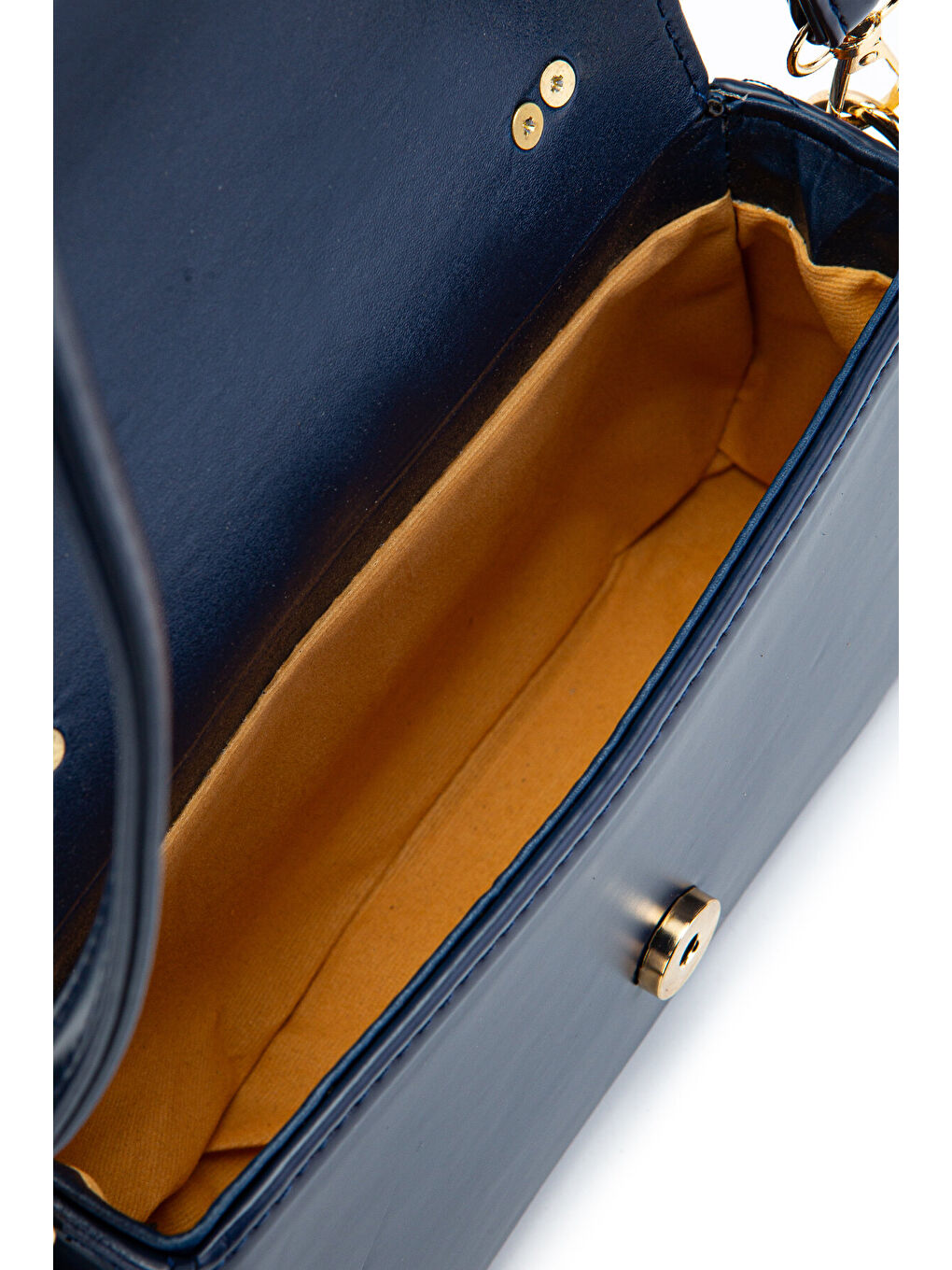 Kapaklı Baget Adel Çapraz Kadın Çanta Lacivert-4