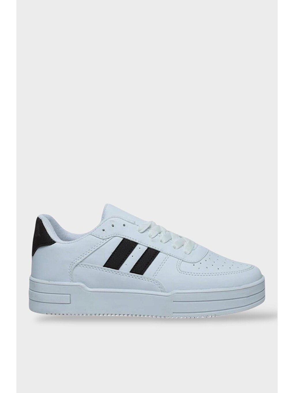 Kadın Sneaker Günlük Spor Ayakkabı Beyaz - Siyah