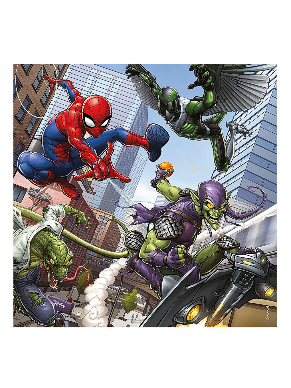 3x49 Parça Puzzle Spiderman 080250-2