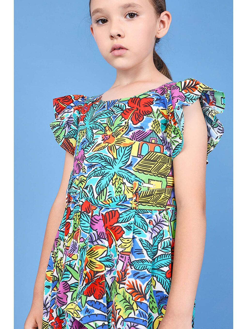 Karışık Kız Çocuk Tulum-2