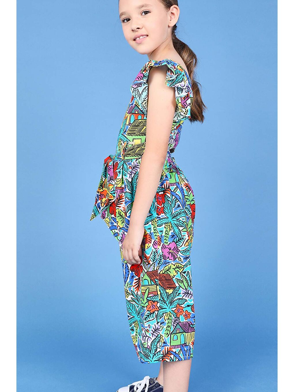 Karışık Kız Çocuk Tulum-5