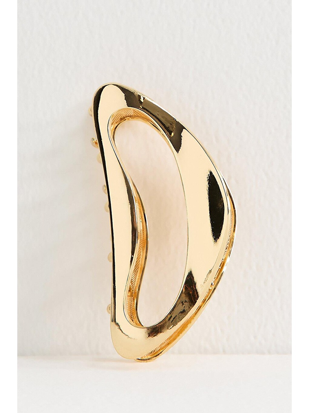 Sarı Elips 11 Cm Metal Mandal Toka