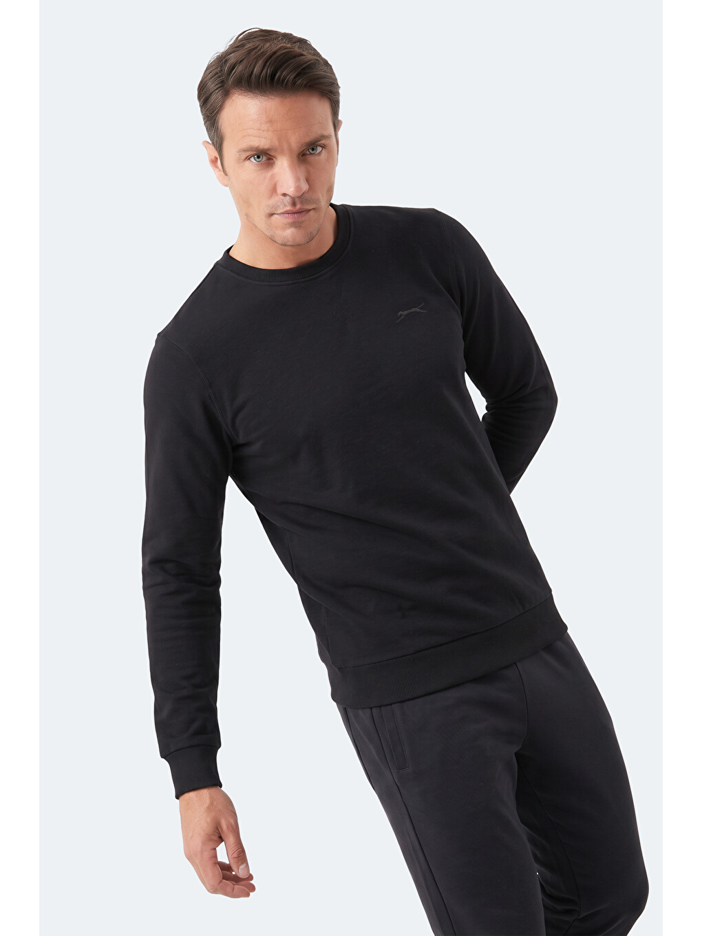 Marlon I Erkek Siyah Sweatshırt-3