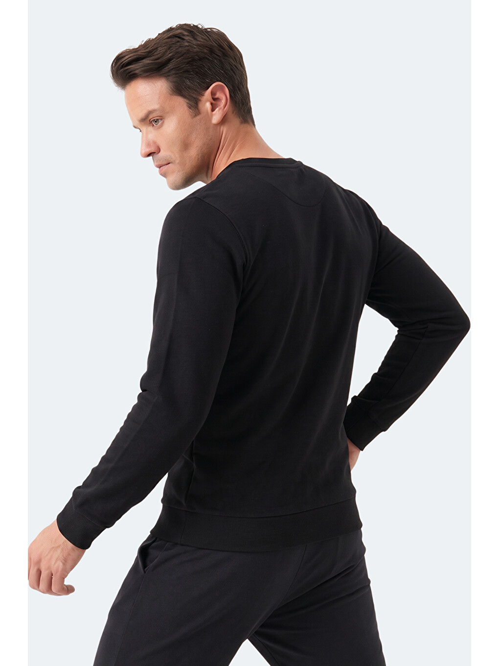 Marlon I Erkek Siyah Sweatshırt-4