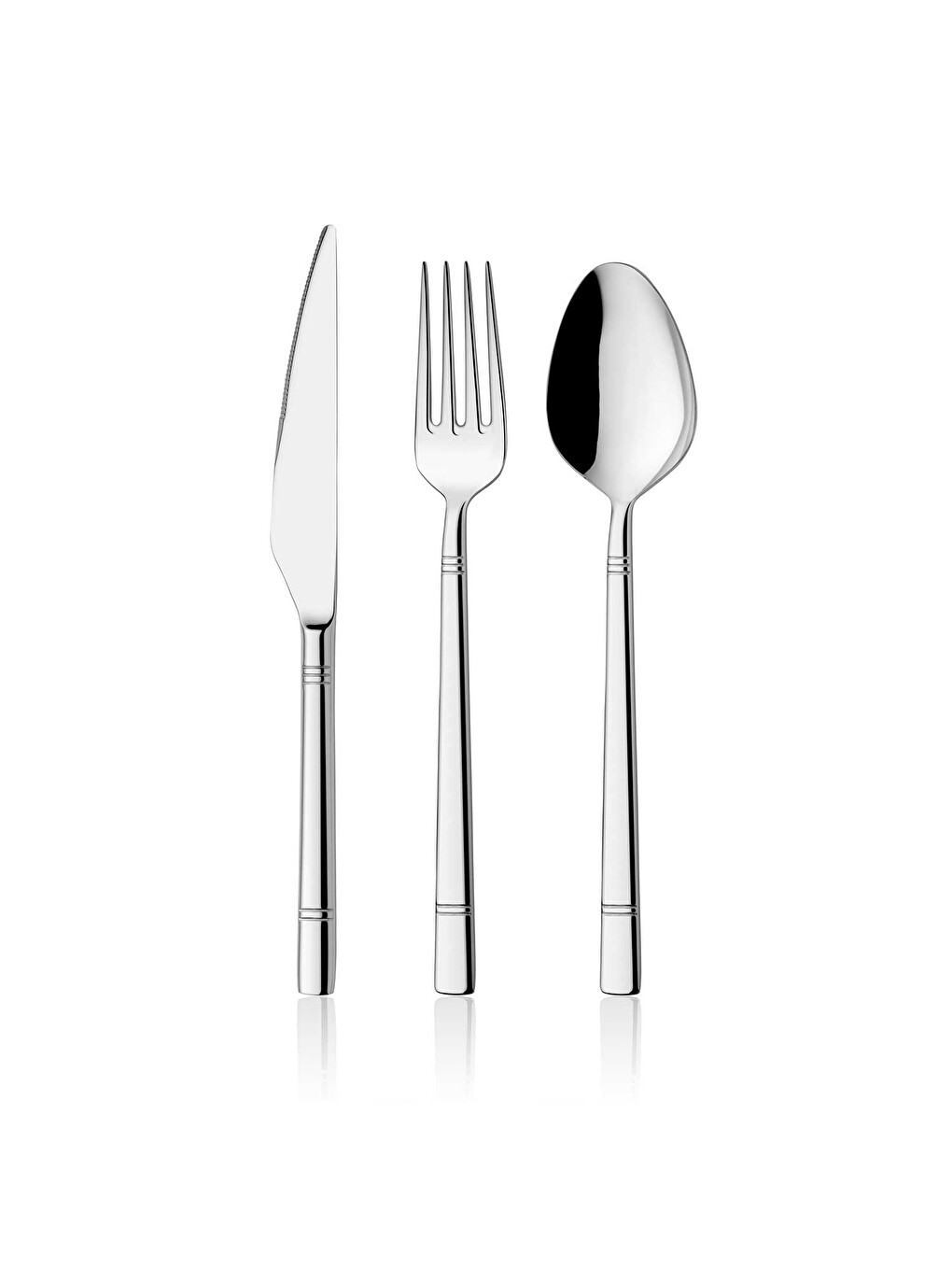 Gri Boğaziçi 72 Parça Çatal Kaşık Bıçak Seti 18/10-2