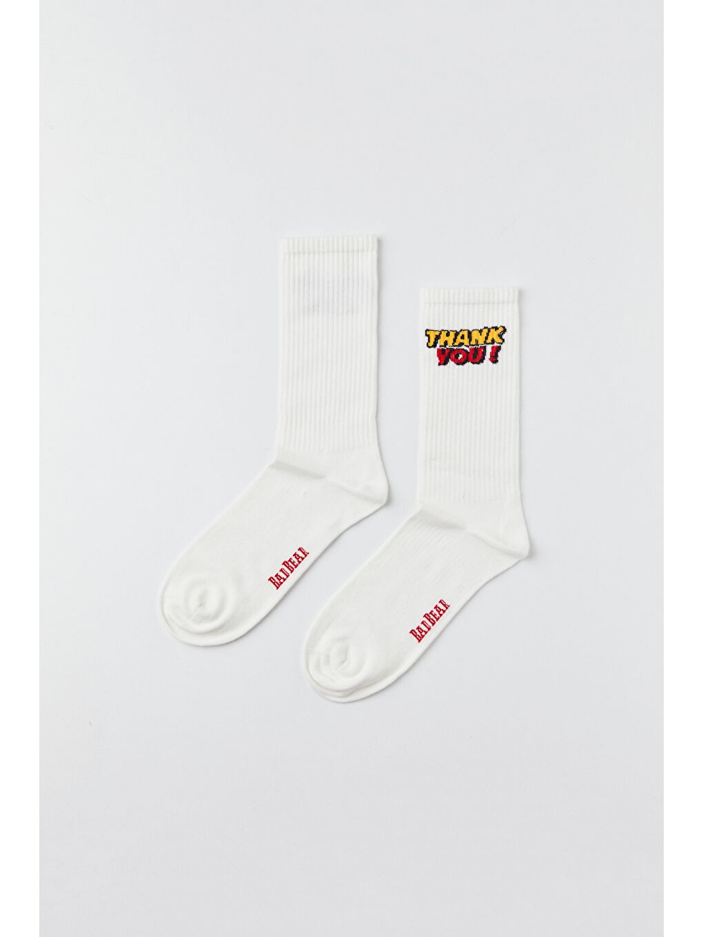 Talkiness Beyaz Unisex Çorap