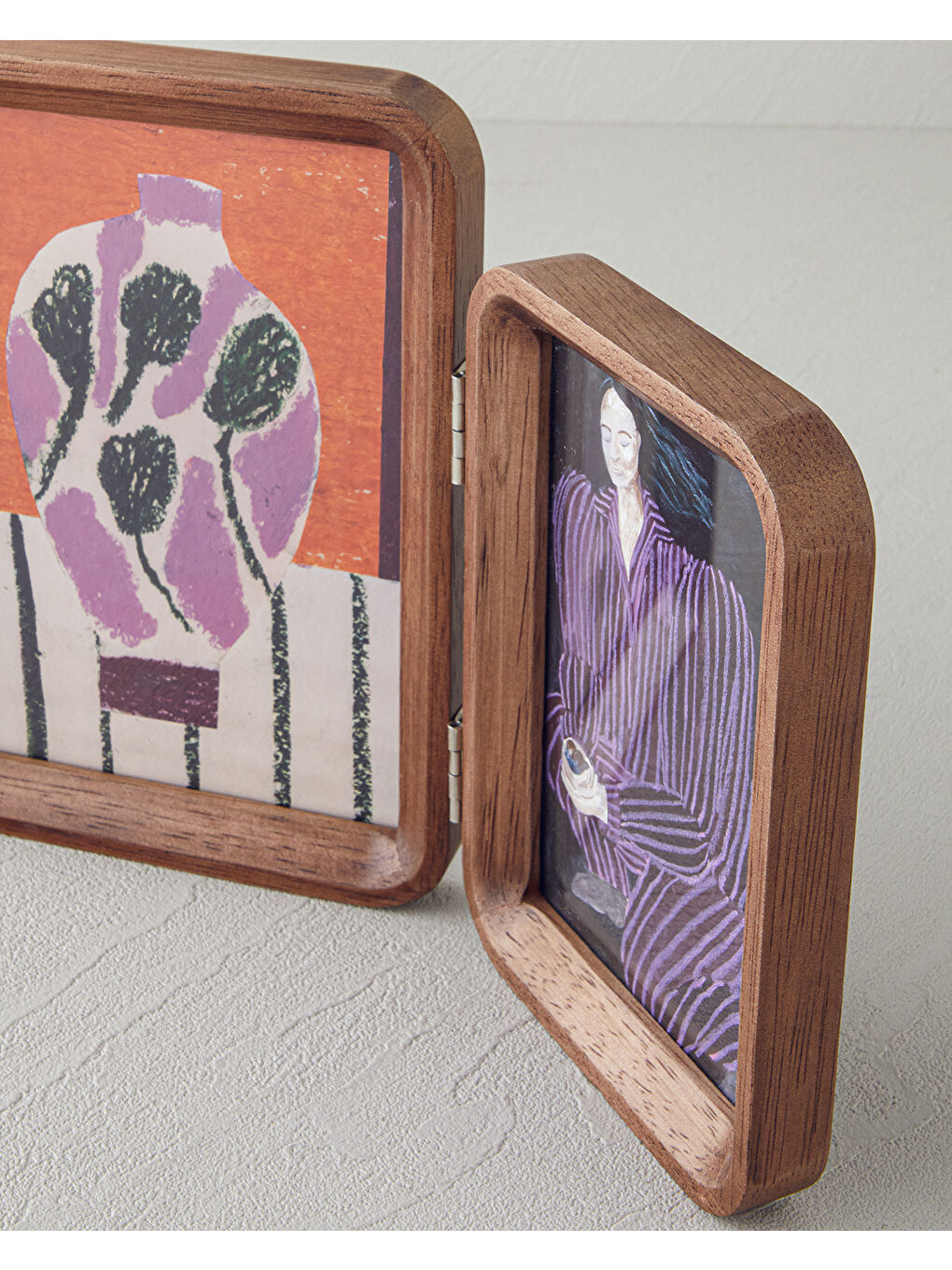 Alanza Çerçeve 12x14 cm Kahverengi-1