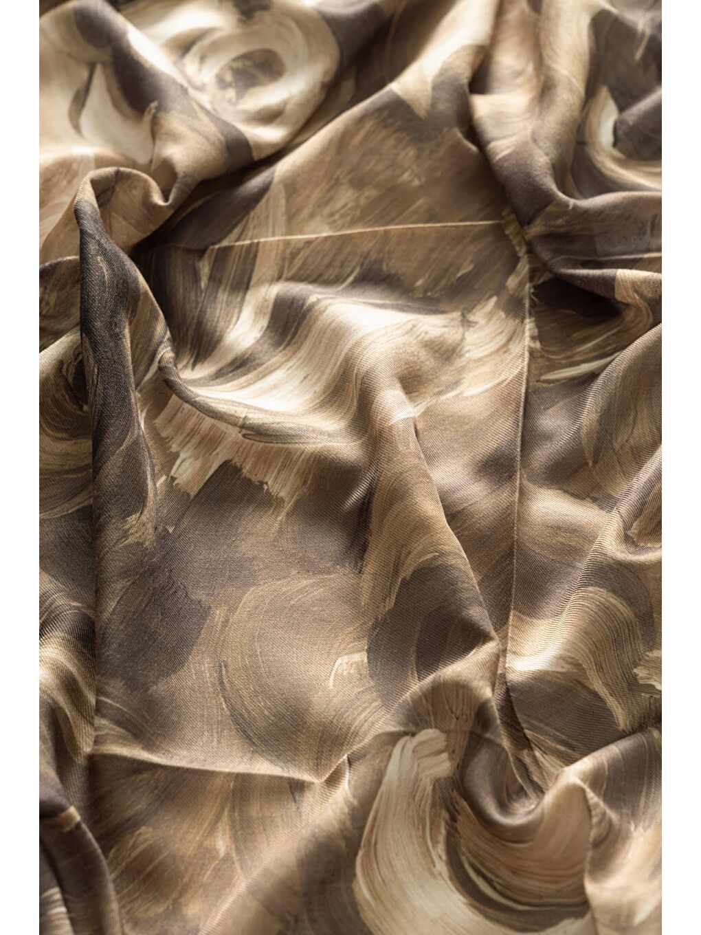 Kahverengi Kadın Mirla Soft Eşarp-2