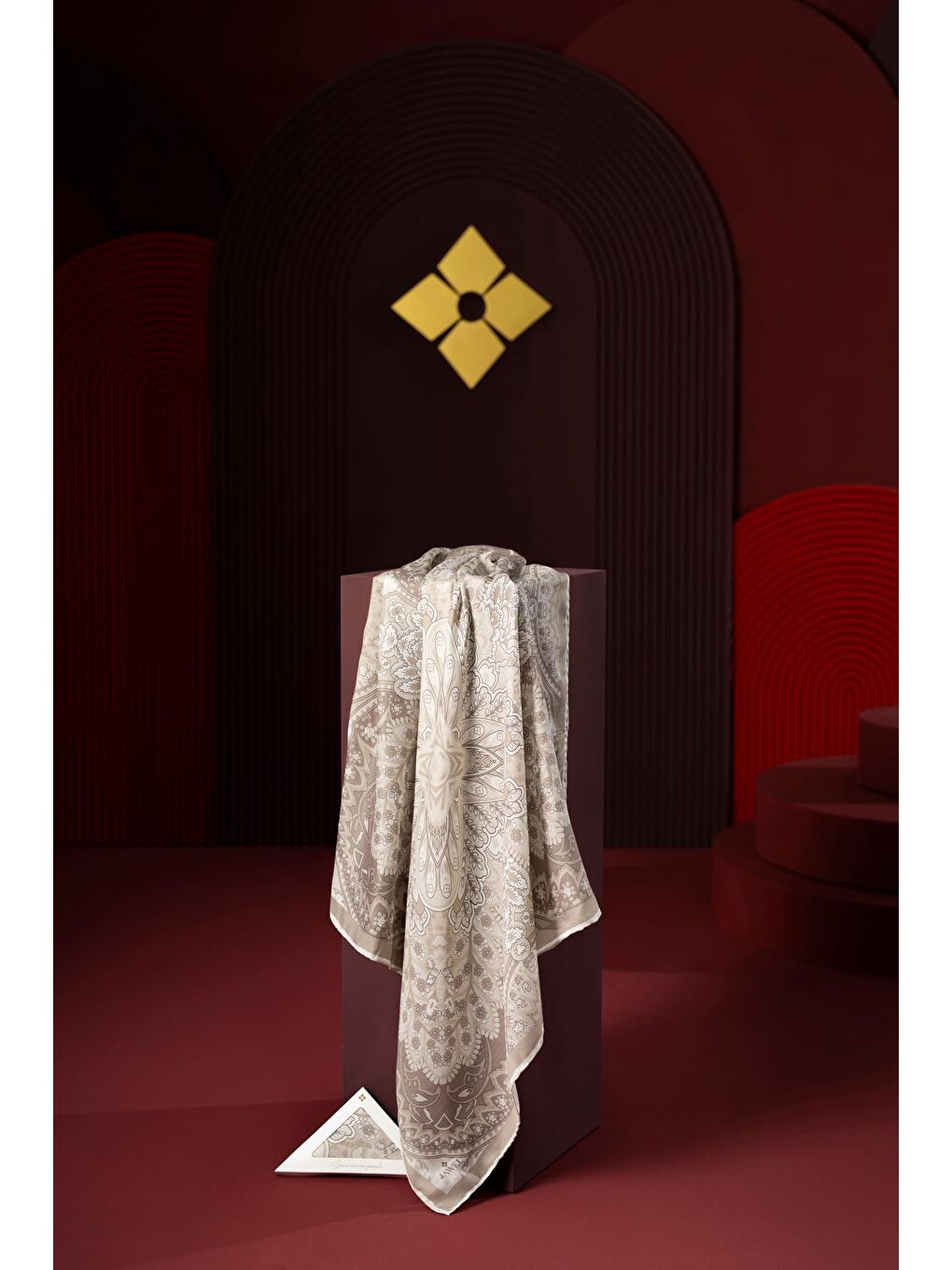 Kahverengi Kadın Capua Soft Eşarp