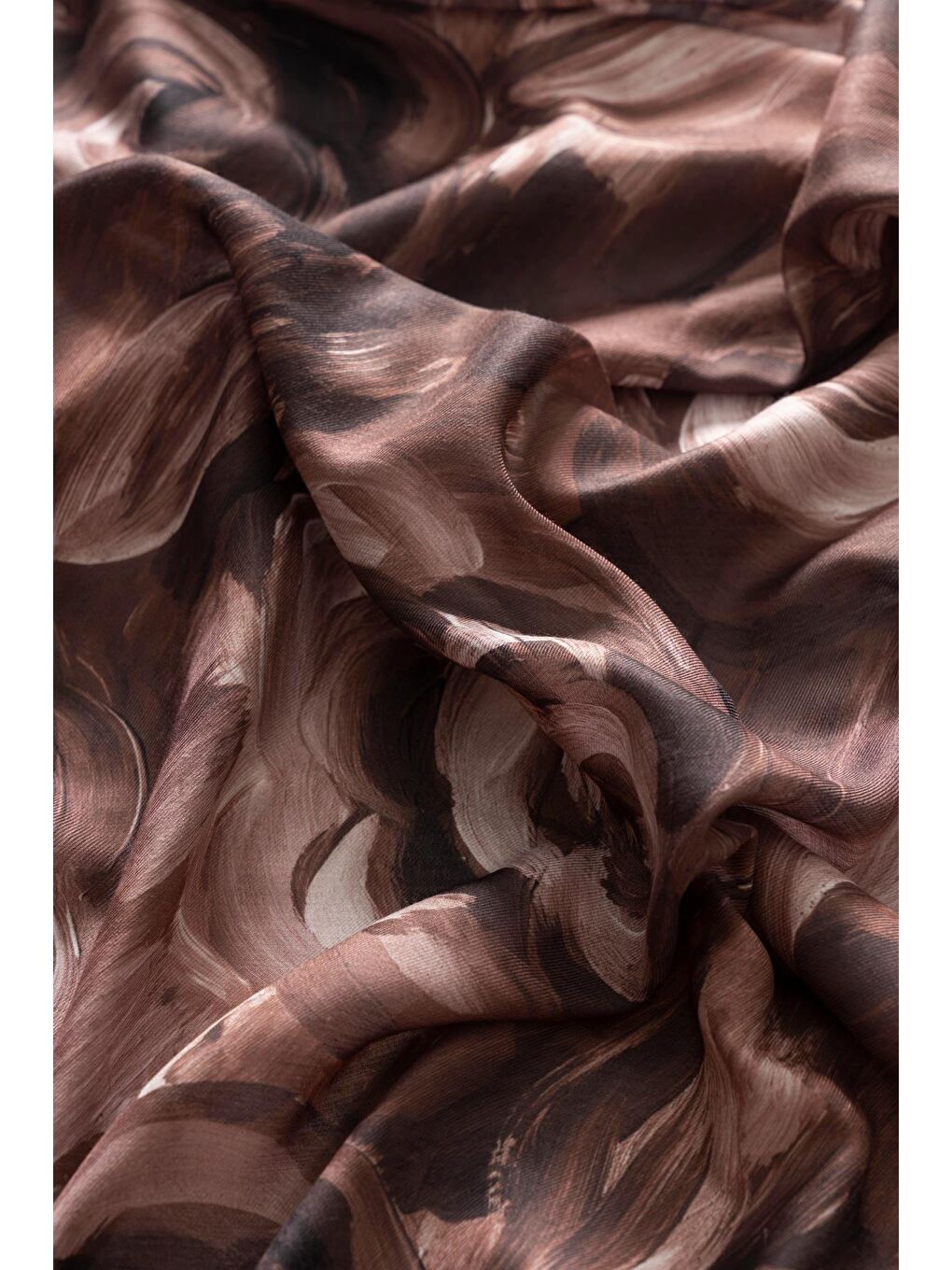 Kahverengi Kadın Marla Soft Şal-3