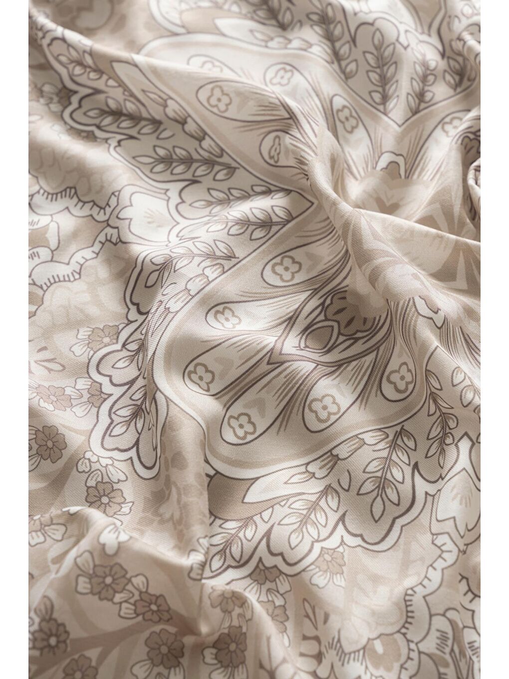 Kahverengi Kadın Capua Soft Eşarp-2