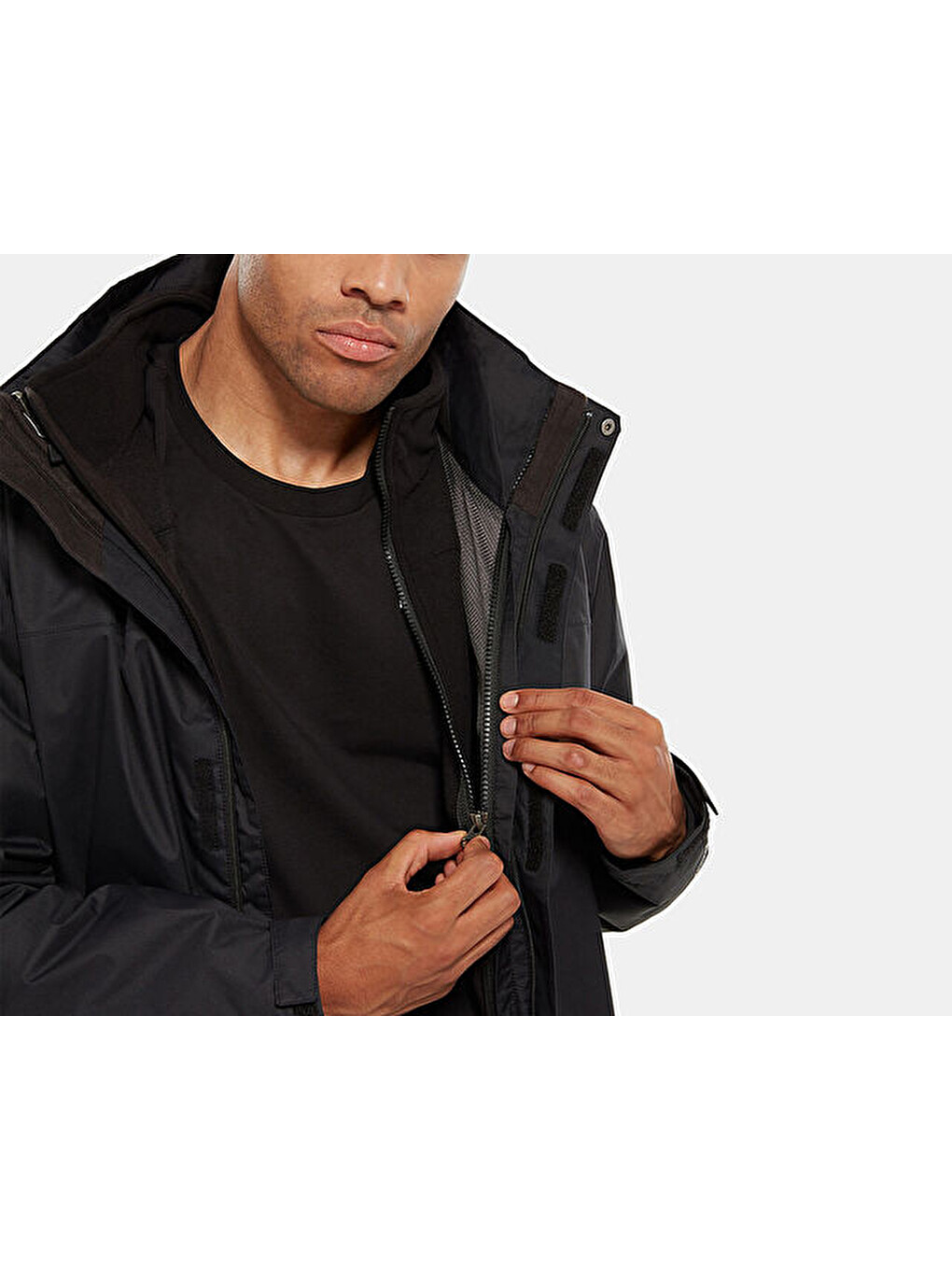 Siyah Erkek Outdoor Montu T0cg55jk3 M Evolve Iı Triclimate Jacket-6