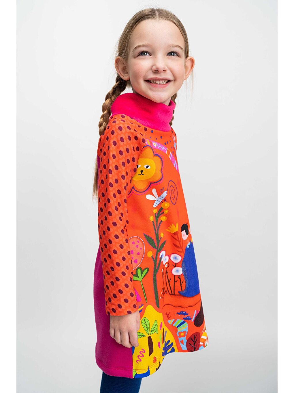 Karışık Kız Çocuk Elbise-2