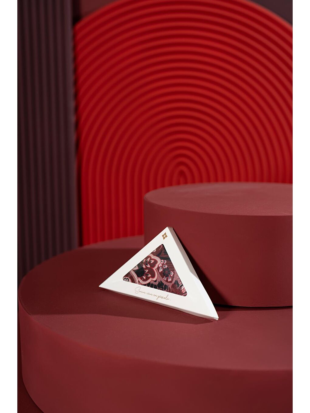 Bordo Kadın Capua Soft Eşarp-1