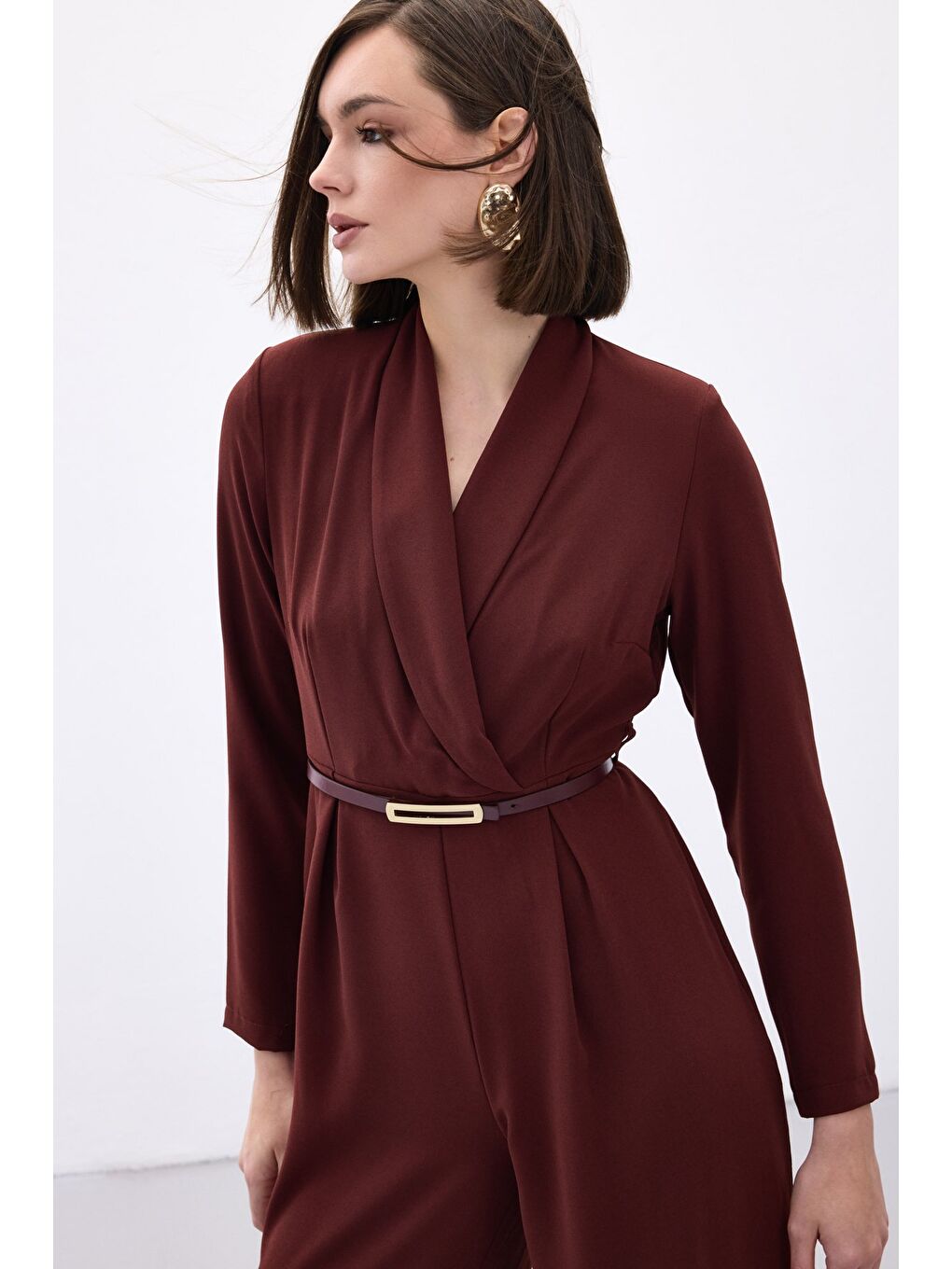 Kemerli Salaş Tulum - Bordo-5