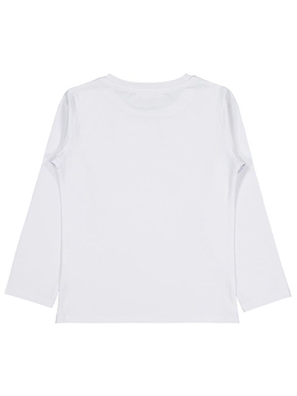 Beyaz Girls Yıldız Baskılı 6-9 Yaş Sweatshirt