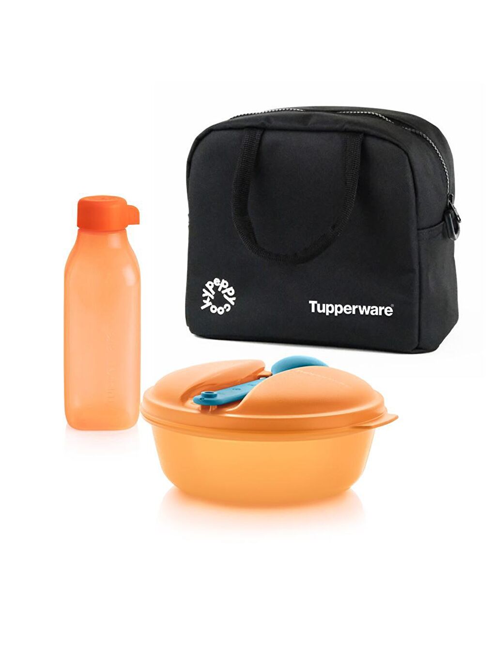 Tupperware Turuncu x Peppycooky Çantalı Set 1