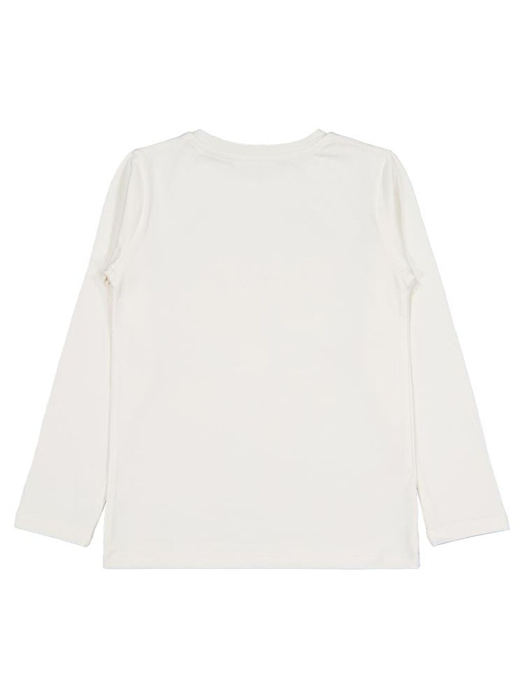 Ekru Girls Çiçek Baskılı 6-9 Yaş Sweatshirt