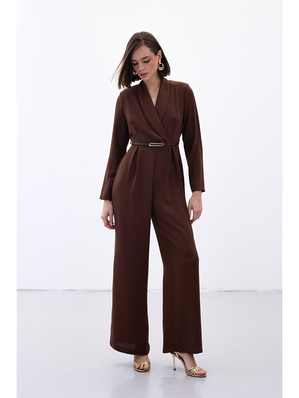 Kahverengi Kemerli Salaş Tulum - Kahve-2