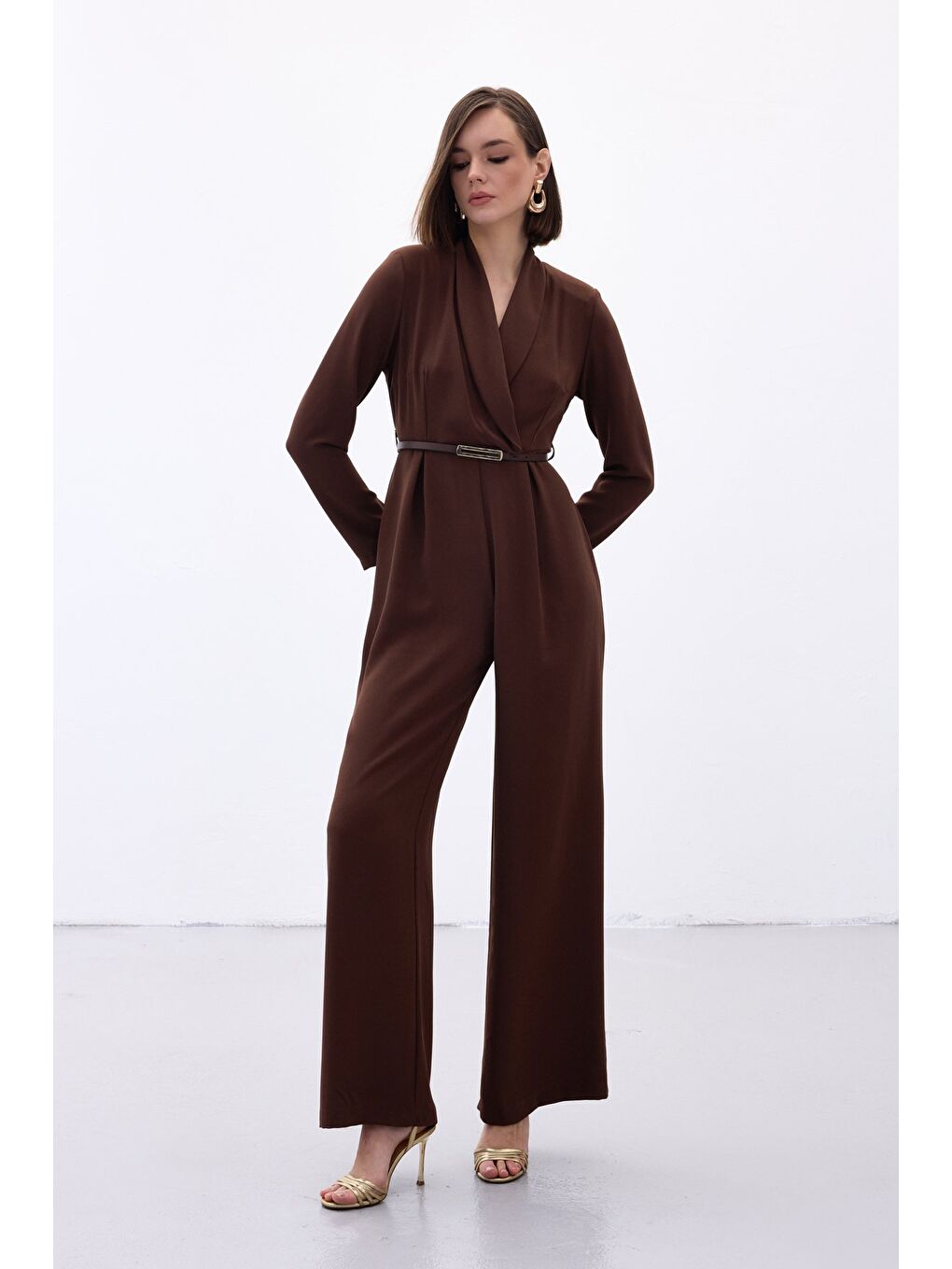 Kahverengi Kemerli Salaş Tulum - Kahve-3