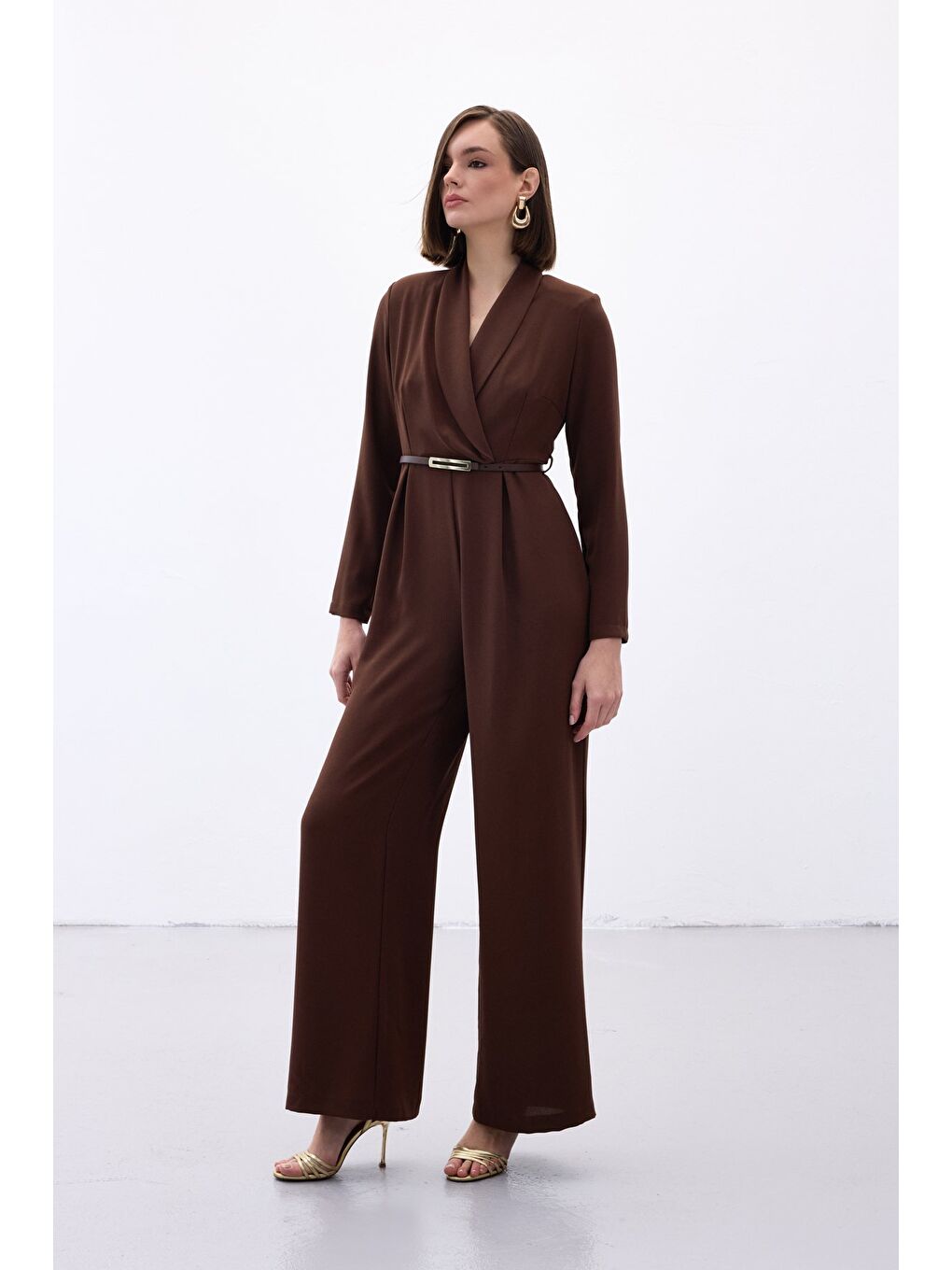 Kahverengi Kemerli Salaş Tulum - Kahve-4