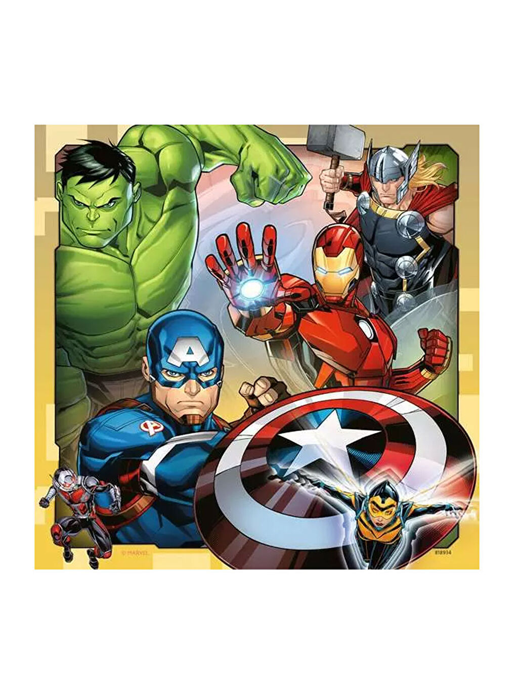 3x49 Parça Puzzle Avengers 080403-1