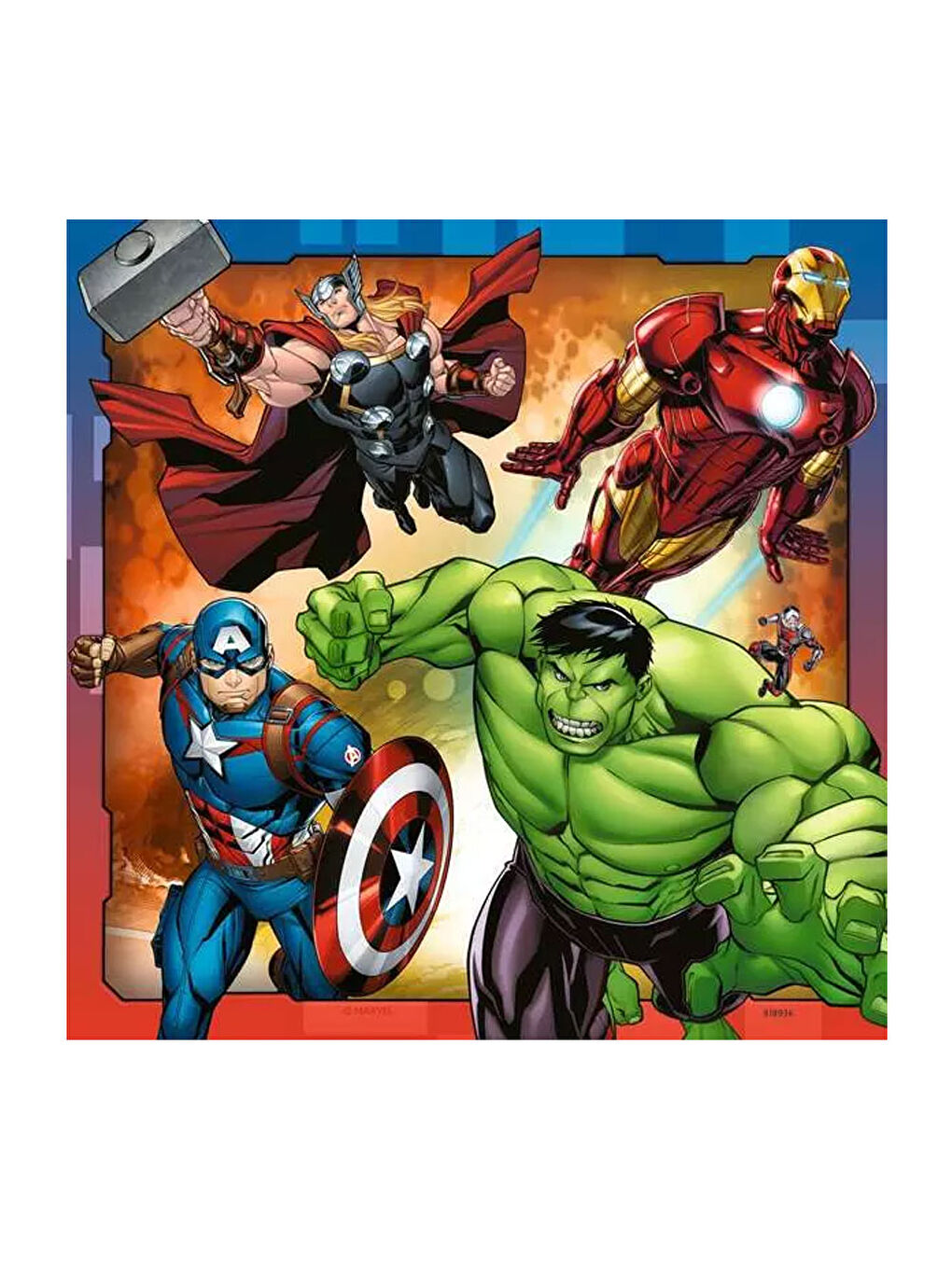 3x49 Parça Puzzle Avengers 080403-2