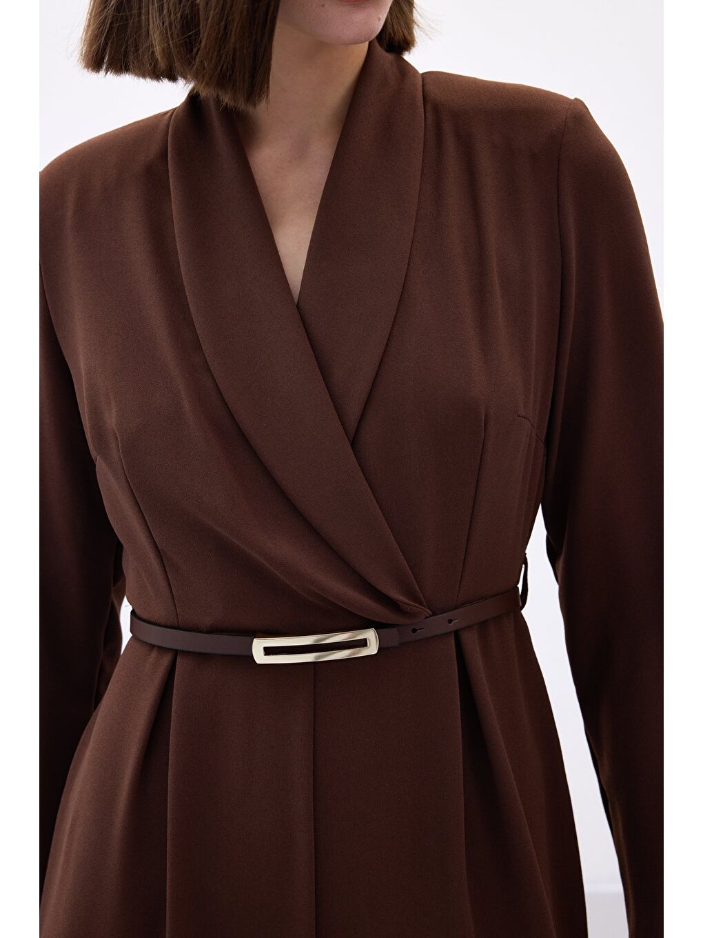 Kahverengi Kemerli Salaş Tulum - Kahve-6