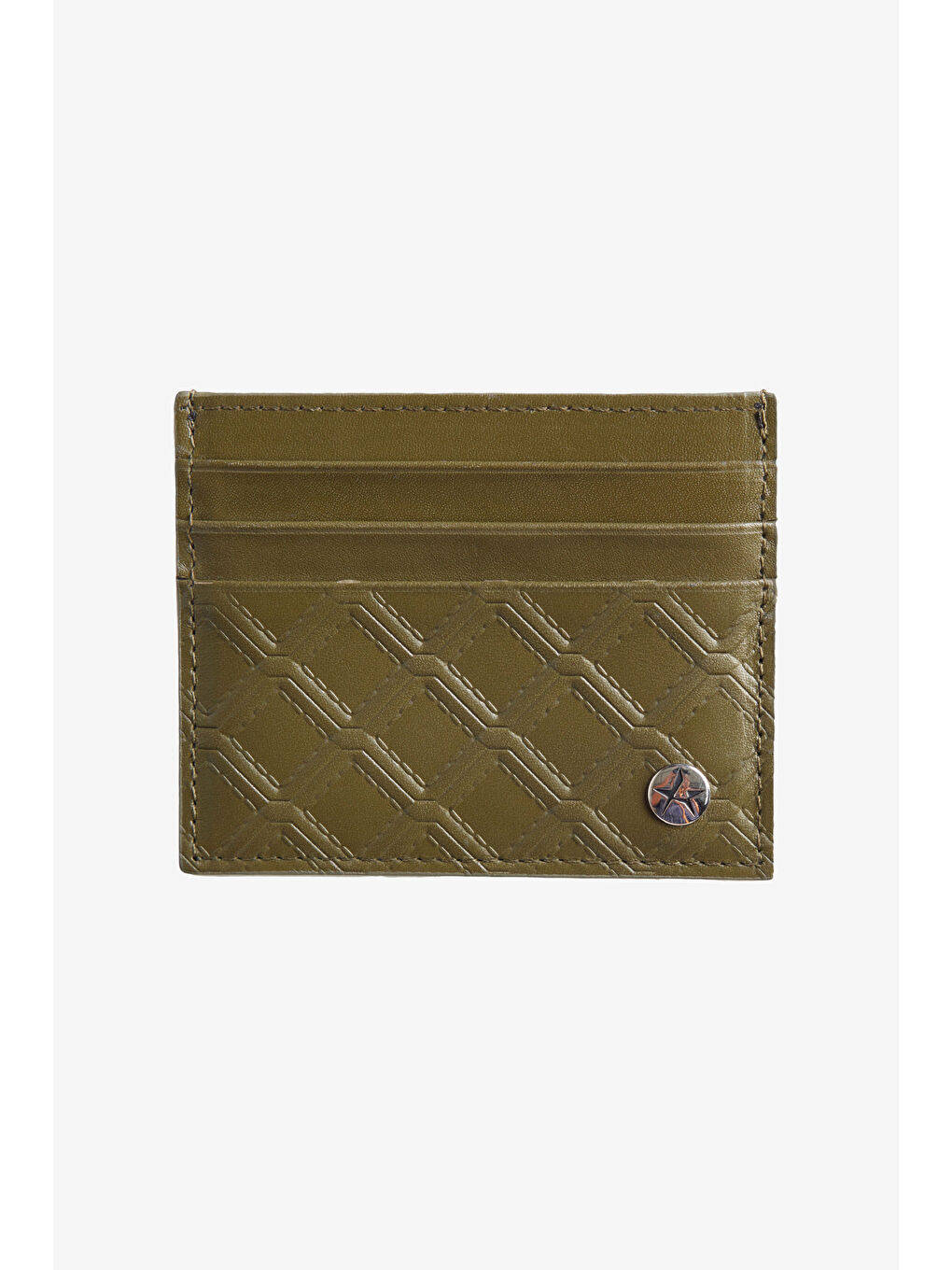 Erkek Haki %100 Deri Cüzdan