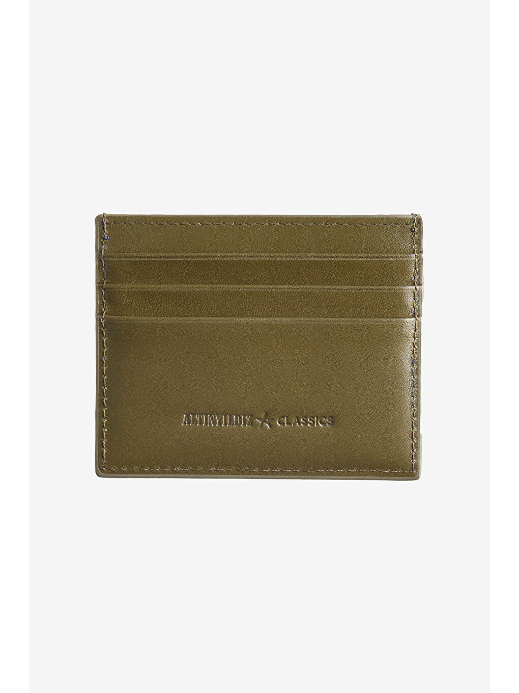 Erkek Haki %100 Deri Cüzdan-1