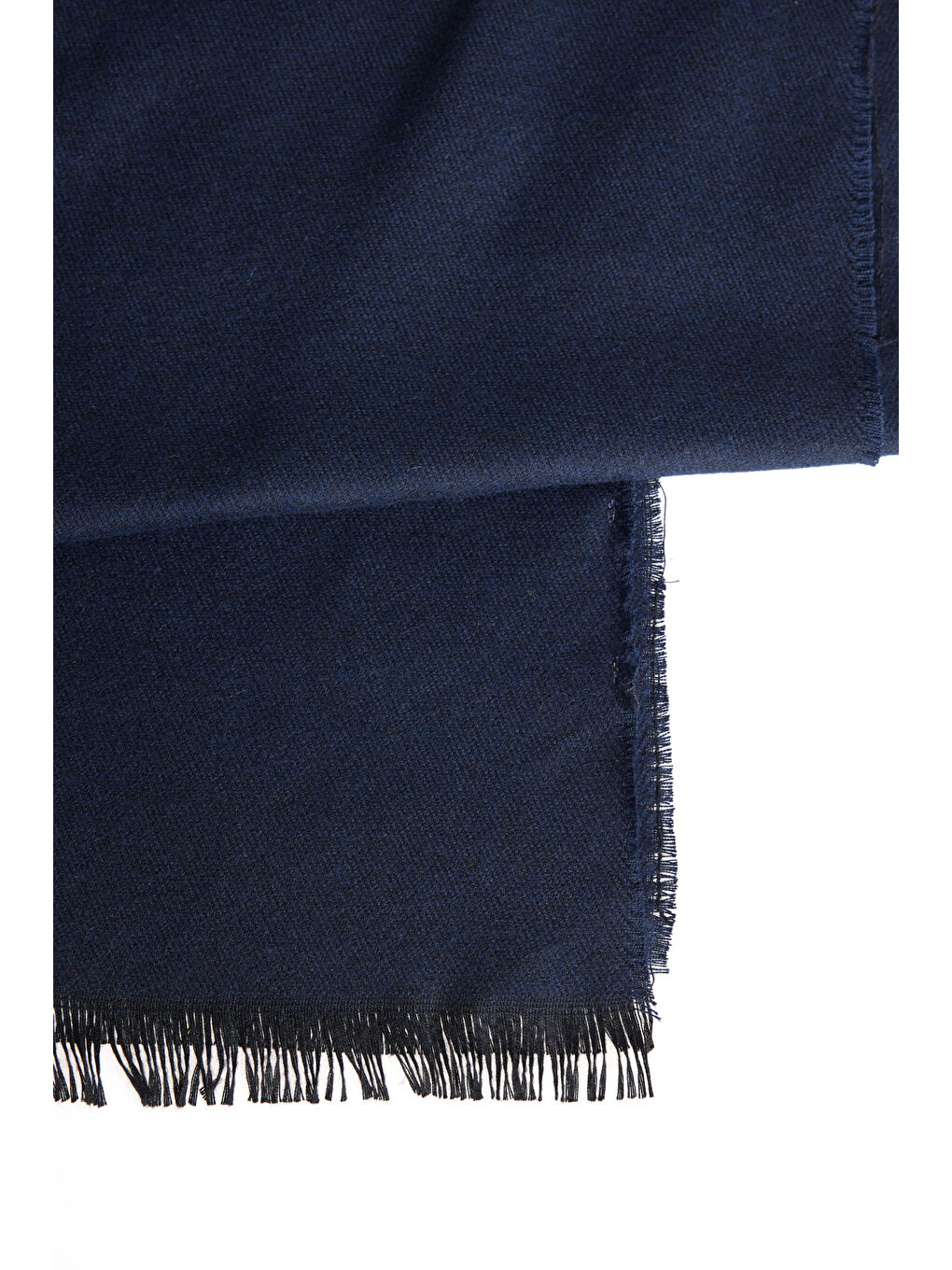 Erkek Lacivert Yumuşak Dokulu Sıcak Tutan Atkı-1